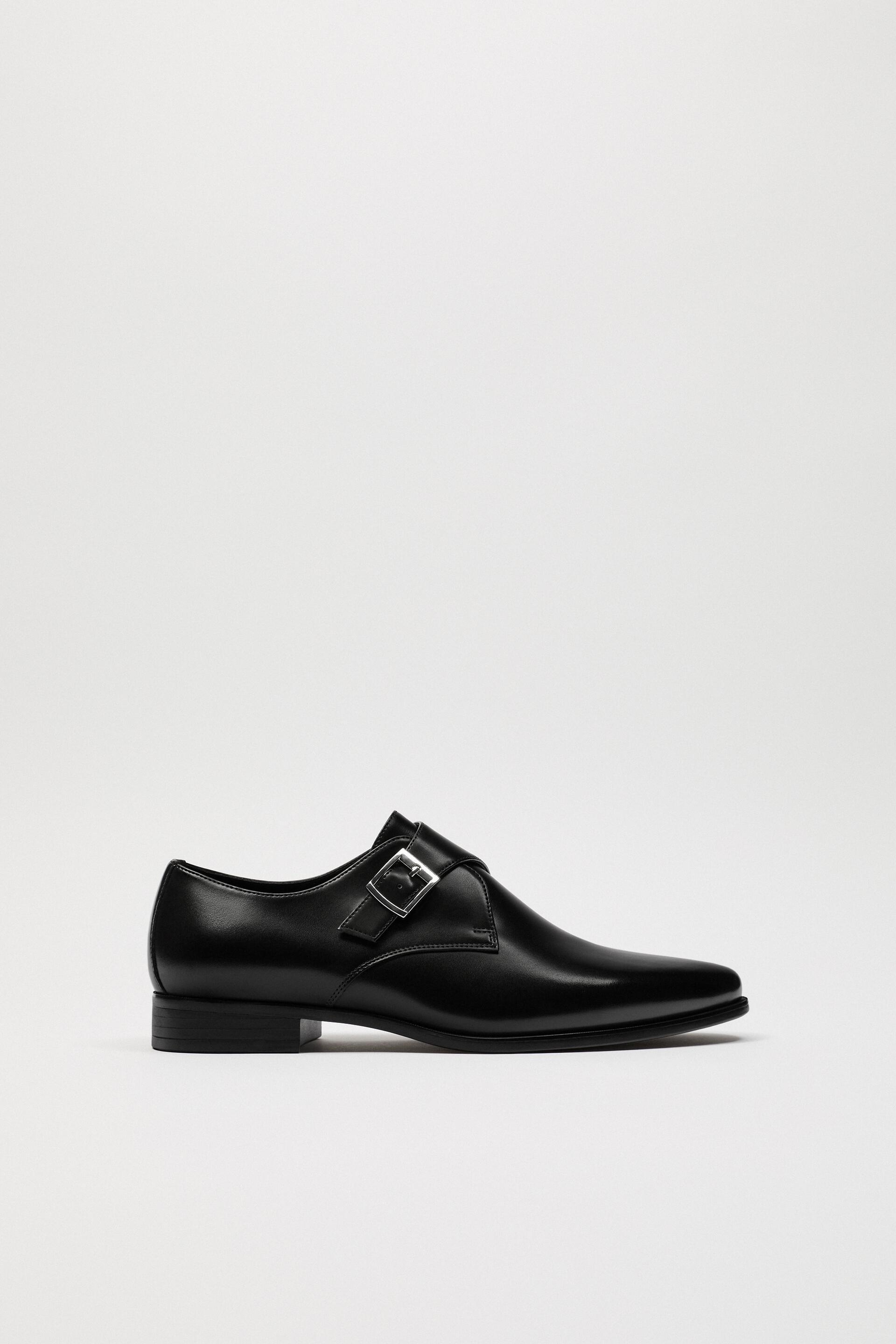 FORMAL MONK SHOES Black ZARA United Kingdom